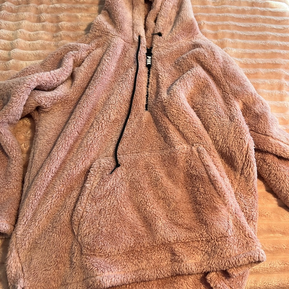 Cozy Pink Fleece Hoodie